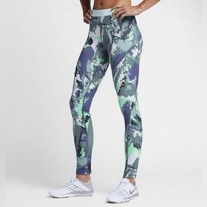 Nike Pro Hyperwarm Women's Leggings small colorful
